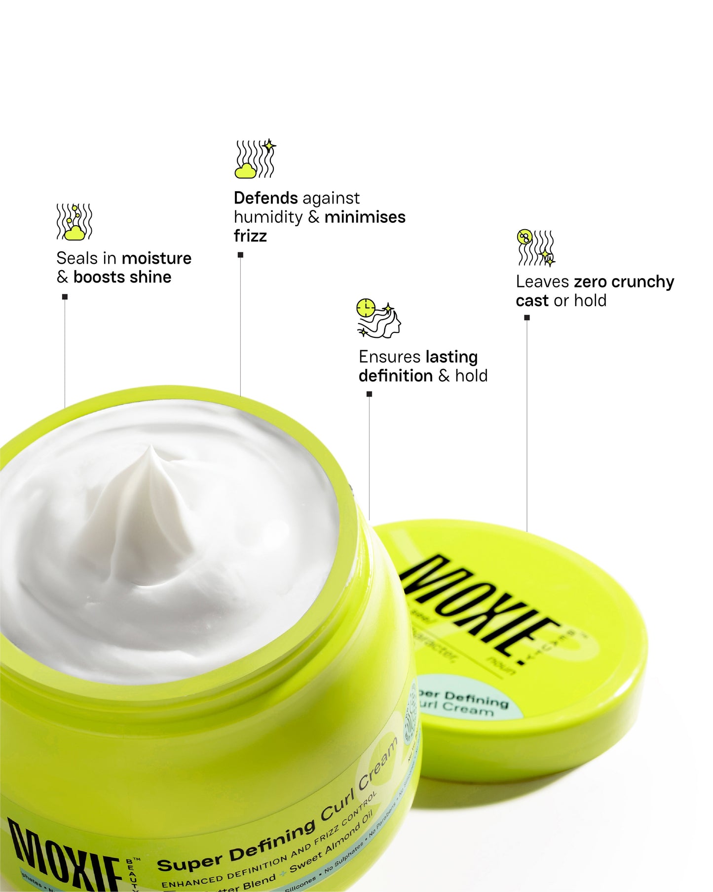 Curl Cream Benefits are curl definition, controls frizz, and leaves curls soft and bouncy