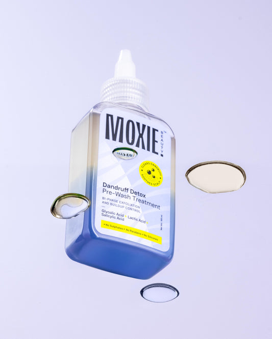 Moxie Beauty Dandruff Detox Pre Wash Treatment for dandruff free scalp