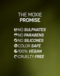 Moxie Beauty promise for Power Champi Routine hair oil quality and results