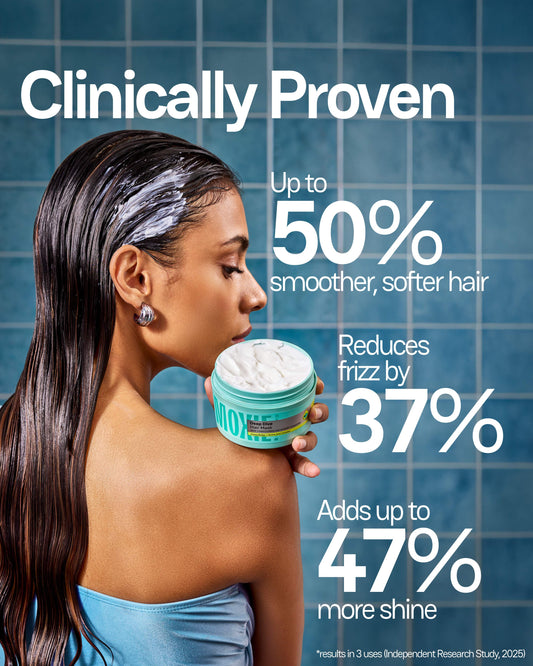 Moxie Beauty Deep Dive Hair Mask Intense Hydration & Protein Repair Mask for Wavy Curly Hair