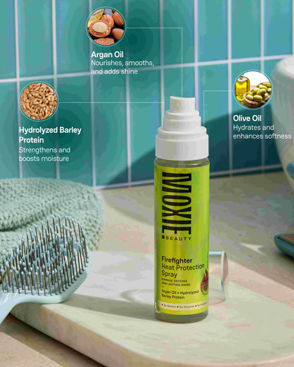 Moxie Firefighter Heat Protection Spray Key Ingredients