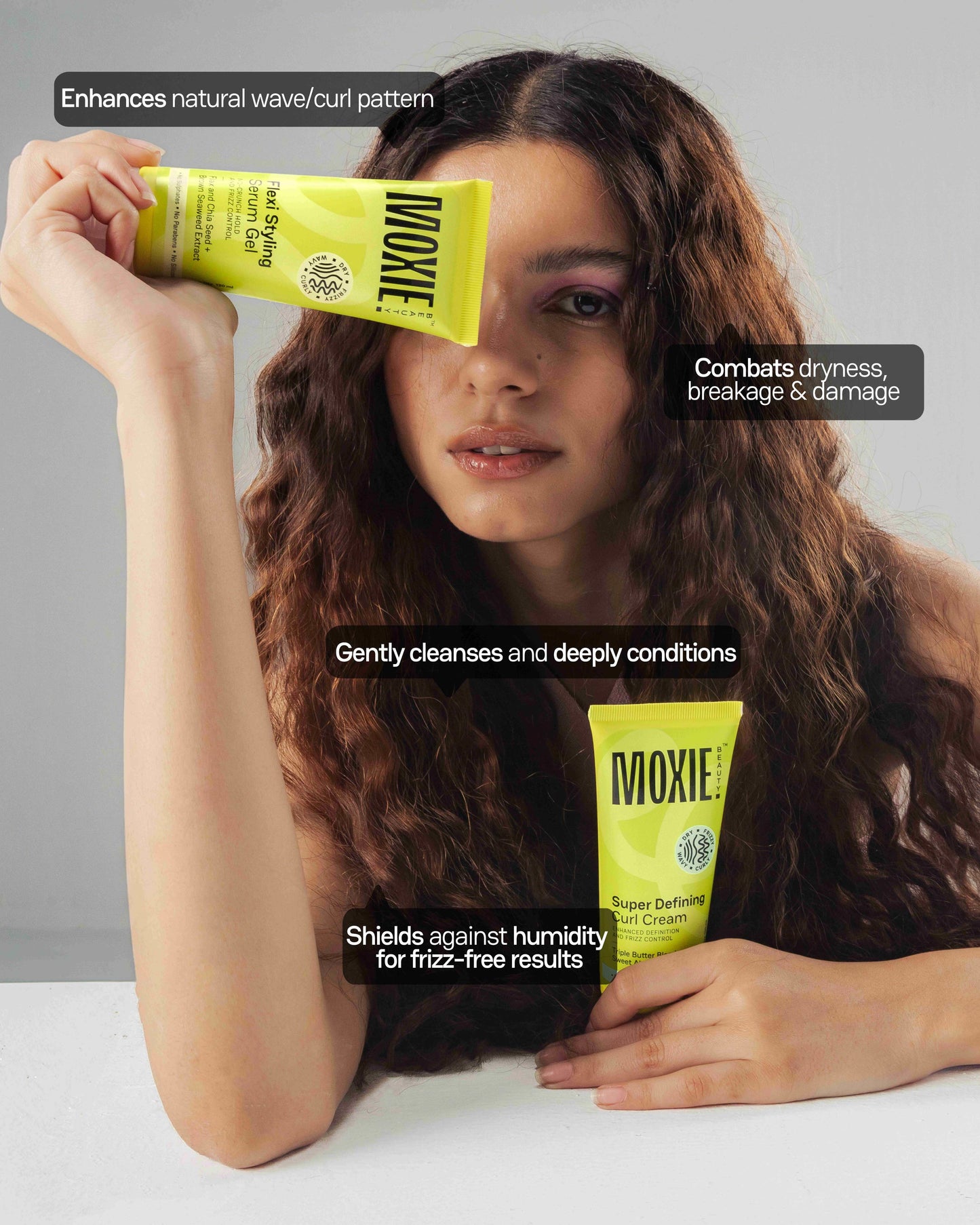 Flexi Styling Cream and Super Defining Curl Cream benefits: frizz control, curl definition lightweight hold