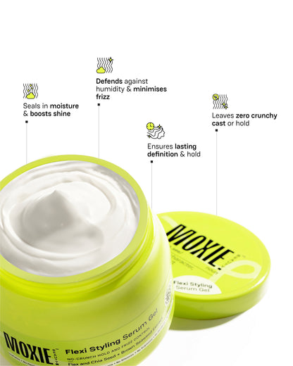 Flexi Styling Gel benefits: controls frizz, ensures long-lasting hold, and leaves no crunchy residue