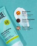 Hydrating conditioner ingredients with yacón root, mango seed butter and cocoa seed butter