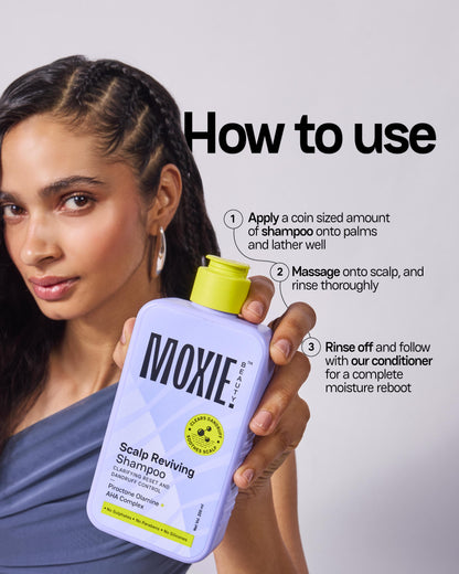 
Moxie Scalp Reviving Shampoo How to Use – Step-by-Step Guide for Dandruff-Free Healthy Scalp