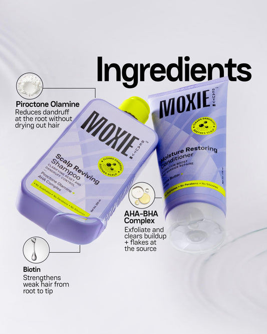 Moxie Scalp SOS Wash Duo Anti-Dandruff Shampoo & Conditioner Set for Itchy Flaky Scalp India