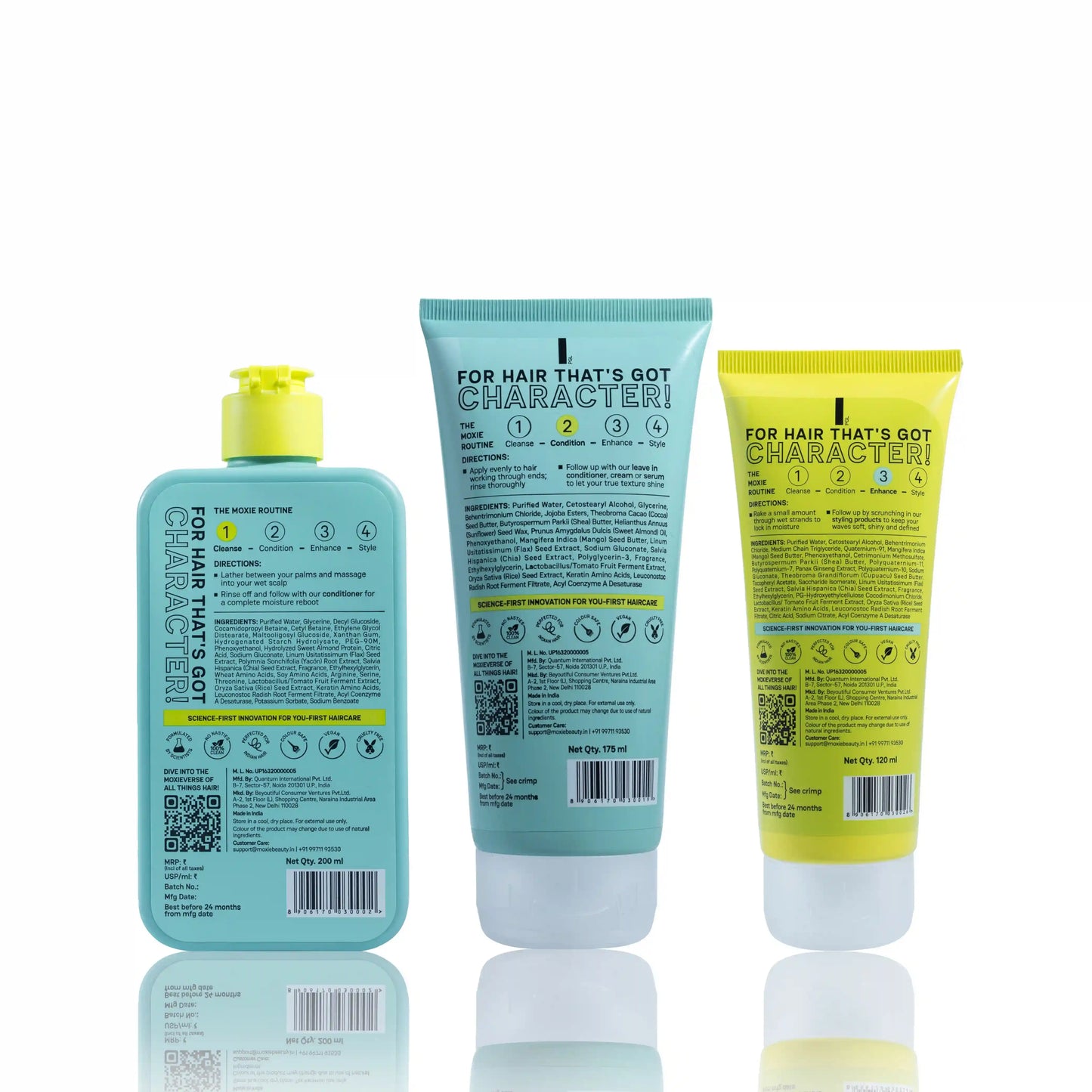 Wavy Trio Set featuring shampoo, conditioner and weightless leave-in for soft wavy hair